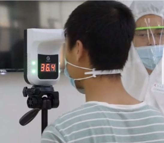 Máy đo thân nhiệt tự động VHB k3 phù hợp với bệnh viện