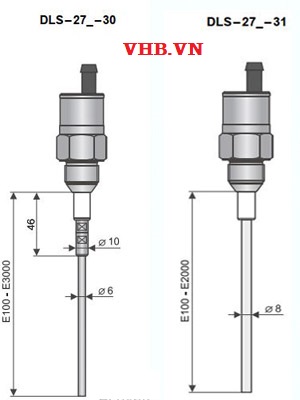 Đầu dò mực nước DLS-27n-30 xuất xứ Dinel