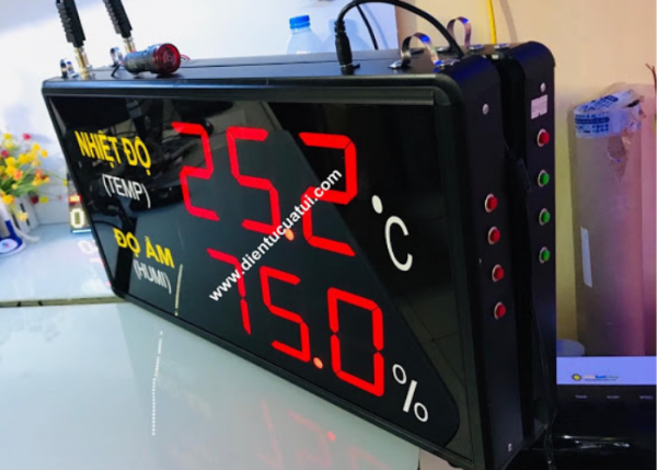 Bảng led kết nối bộ điều khiển nhiệt độ
