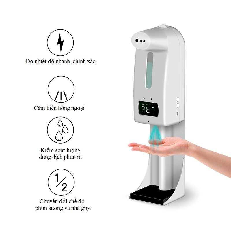 máy đo thân nhiệt VHB K10 Pro