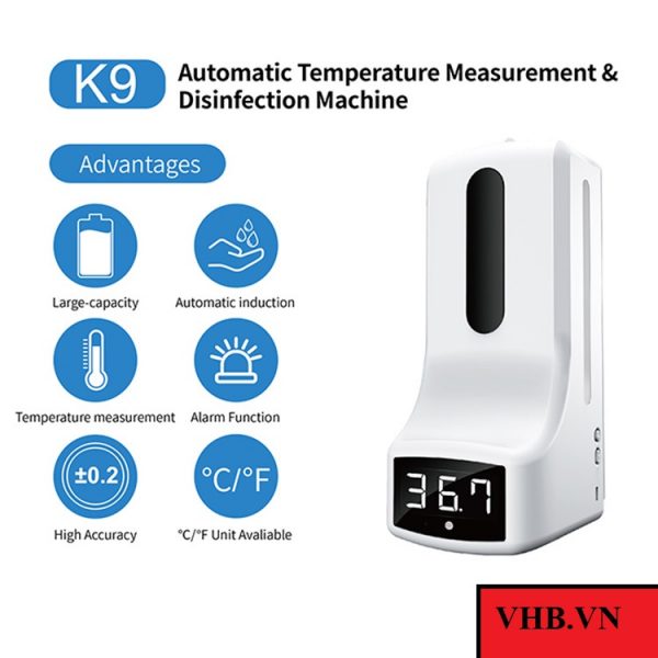 Máy đo nhiệt độ k9 pro