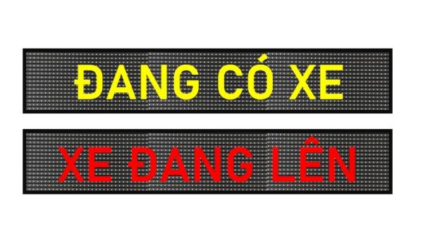 Bảng led cảnh báo xe