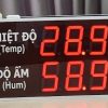 bảng led nhiệt độ độ ẩm giao tiếp RS485